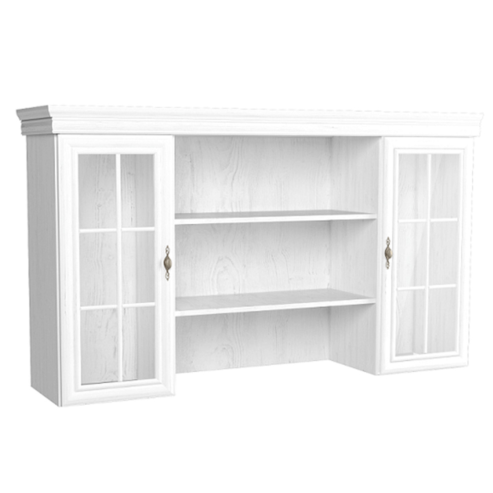 Vitrines szekrény, fali, sosna andersen, KORA KN5 (RP)