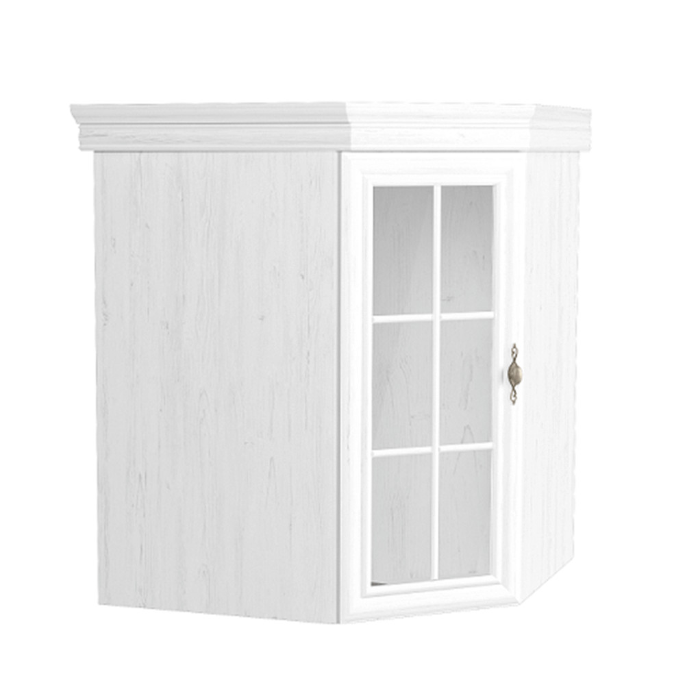 Vitrines szekrény, fali, sosna andersen, KORA KNN1 (RP)