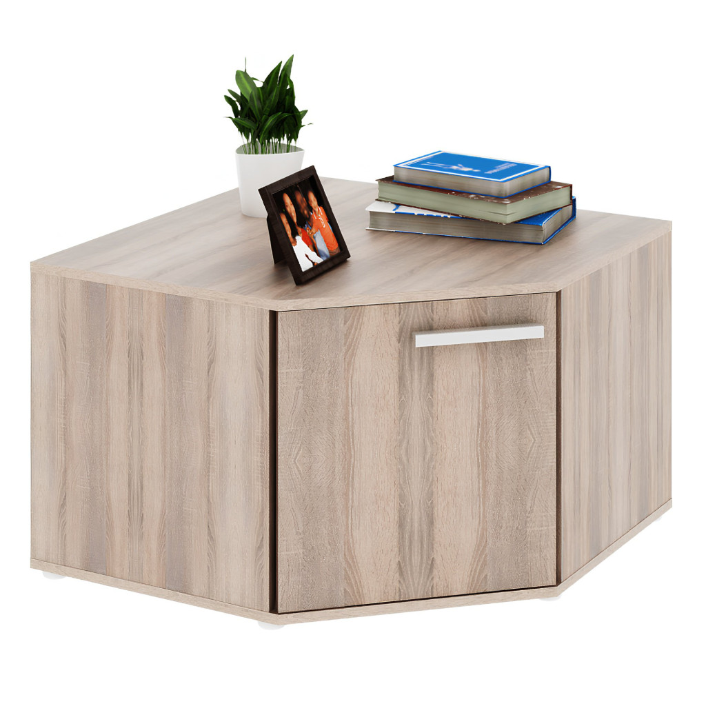 Szekrény, DTD laminált, tölgy sonoma, DUNAJ TYP14 (RP)