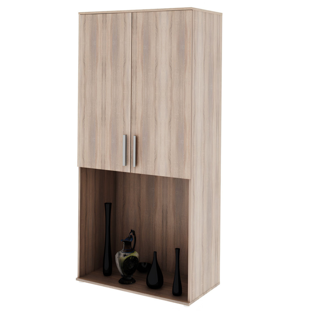 TV szekrény, DTD laminált, tölgy sonoma, DUNAJ TYP5 (RP)