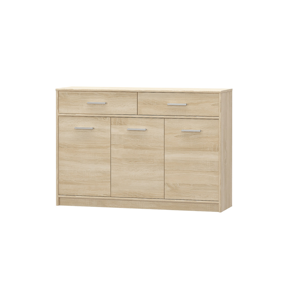 Komód 3D2S, sonoma tölgyfa, TEYO (RP)