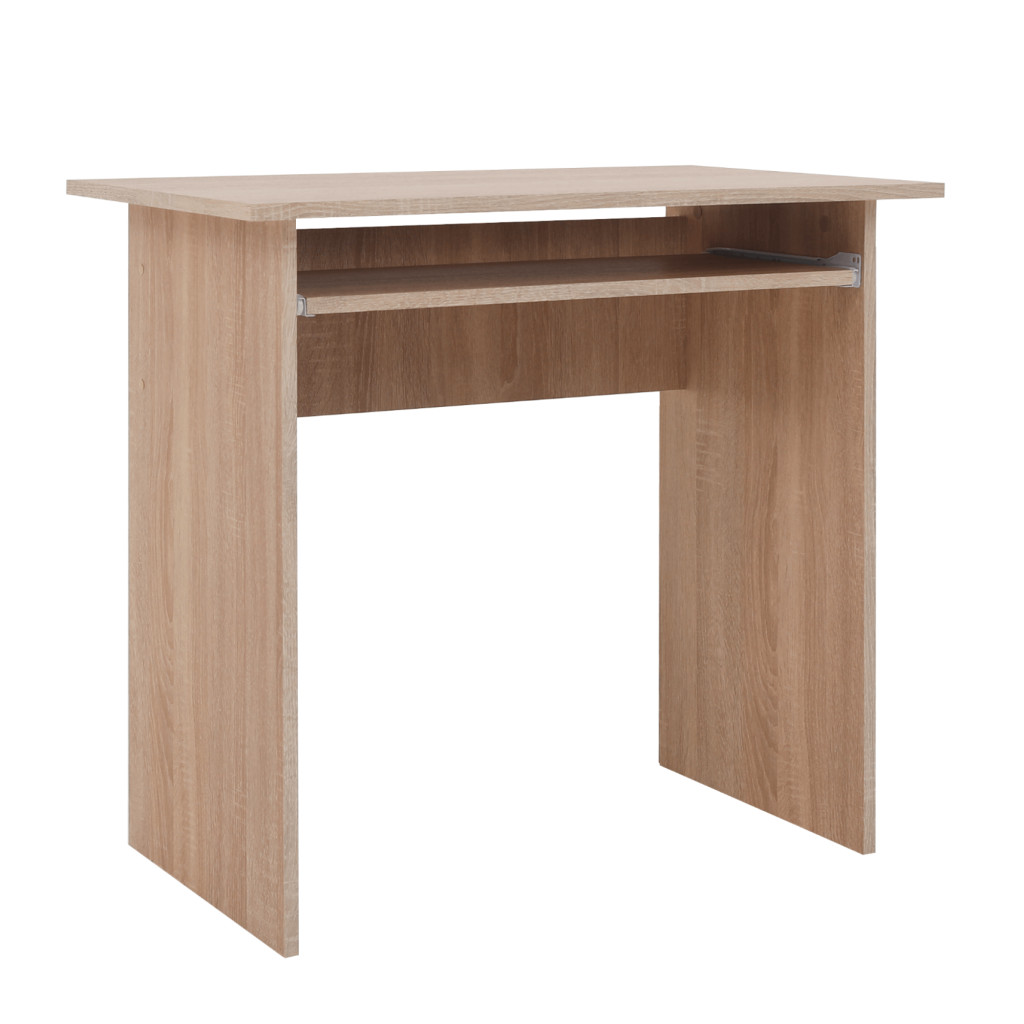 Számítógépasztal, sonoma tölgyfa, VERNER NEW (RP)