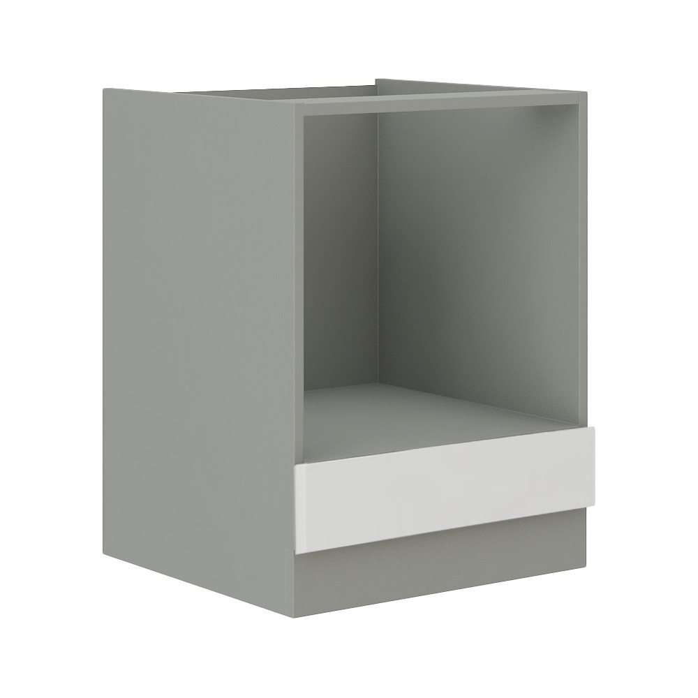 Alsószekrény, fehér magasfényű, PRADO 60 DG BB (RP)