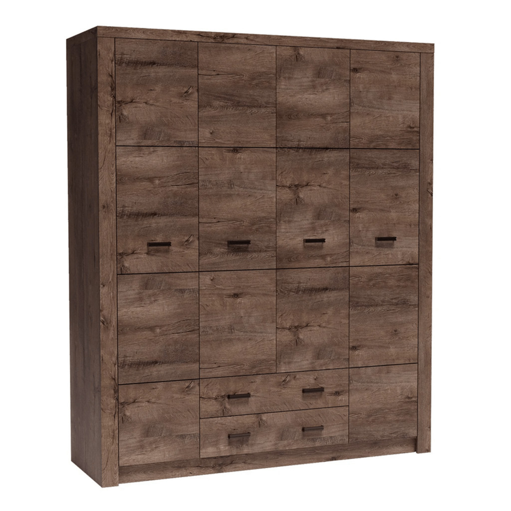 Szekrény, kőris sötét, INFINITY I-18 (RP)