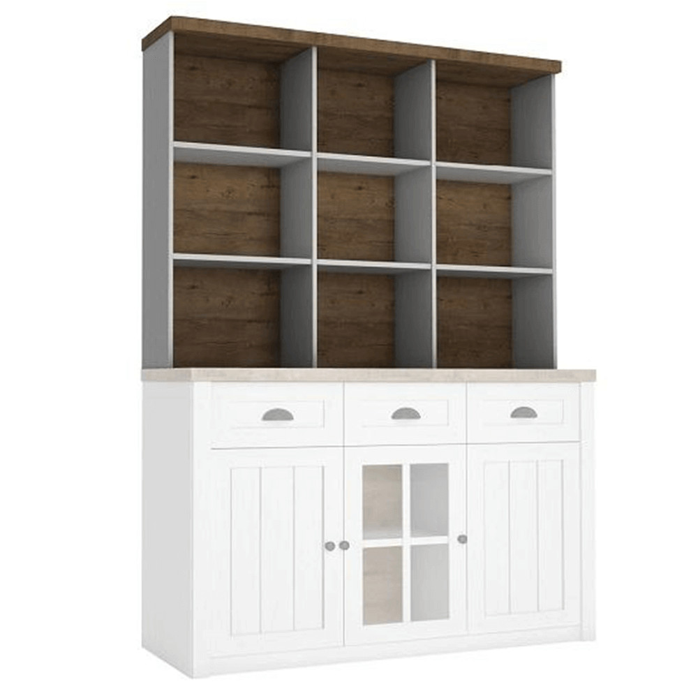 Felsőszekrény komódhoz R2D, sosna Andersen/tölgy lefkas, PROVANCE (RP)