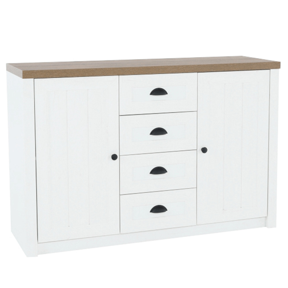 Komód, sosna Andersen/tölgy lefkas, PROVANCE K4S (RP)