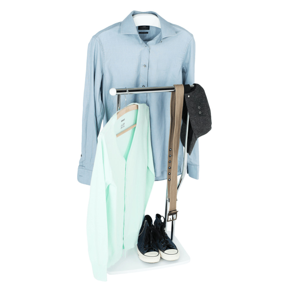 Fogas, néma szolga, króm + fehér, ELIAS (RP)