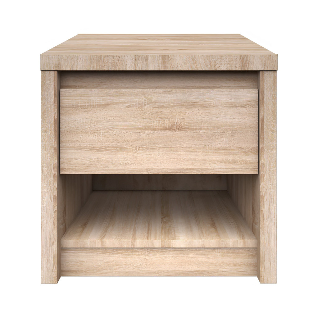 Éjjeliszekrény, DTD laminált, tölgy sonoma, NORTY (RP)