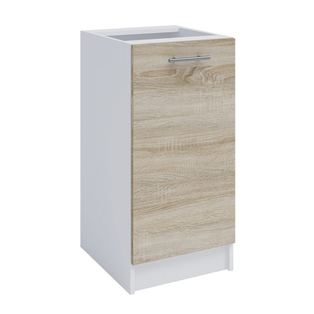 alsószekrény, tölgy sonoma/fehér, jobbos, FABIANA S - 40 (RP)