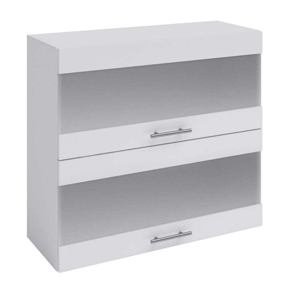 felsőszekrény, fehér, FABIANA W - 80K2S (RP)