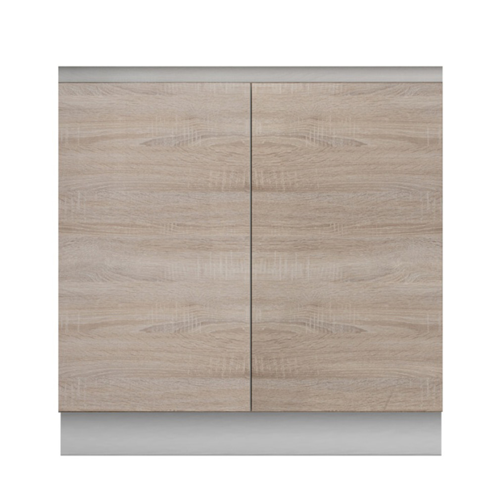 Kétajtós alsószekrény, tölgy sonoma, LINE (RP)