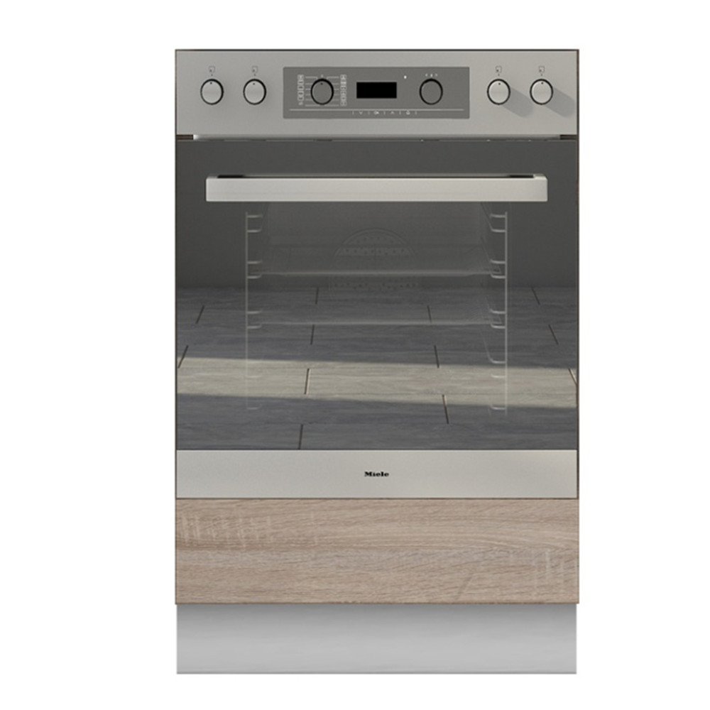 Tűzhely beépítő alsószekrény, tölgy sonoma, LINE (RP)