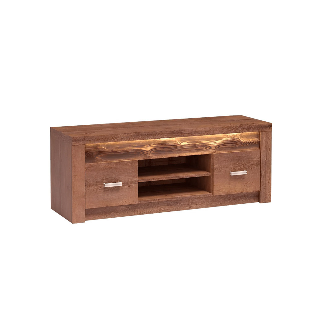 RTV asztal/szekrény, világos kőris, INFINITY I-09 (RP)