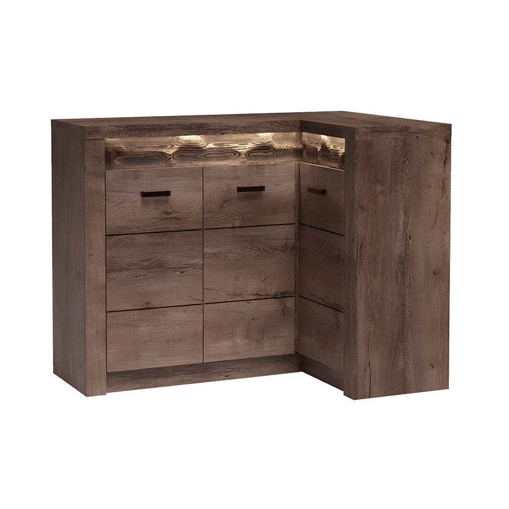 Sarokkomód, kőris sötét, INFINITY I-15 (RP)