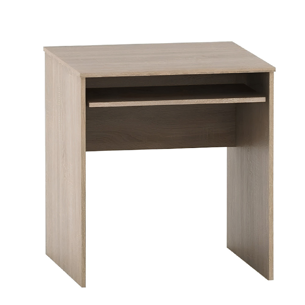 Íróasztal kihúzható billentyűzettartóval, tölgy sonoma, TEMPO ASISTENT NEW 023 (RP)