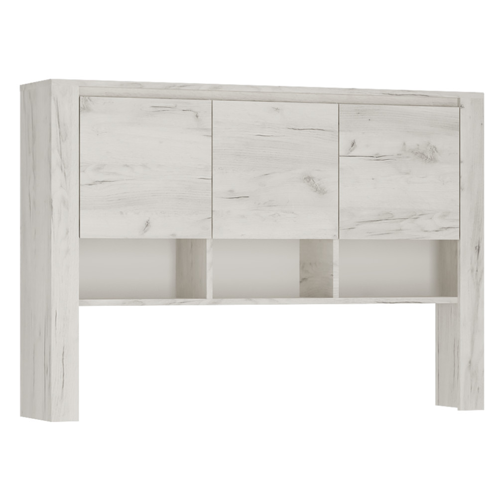 Polc íróasztalhoz typ 60,  fehér craft, ANGEL (RP)