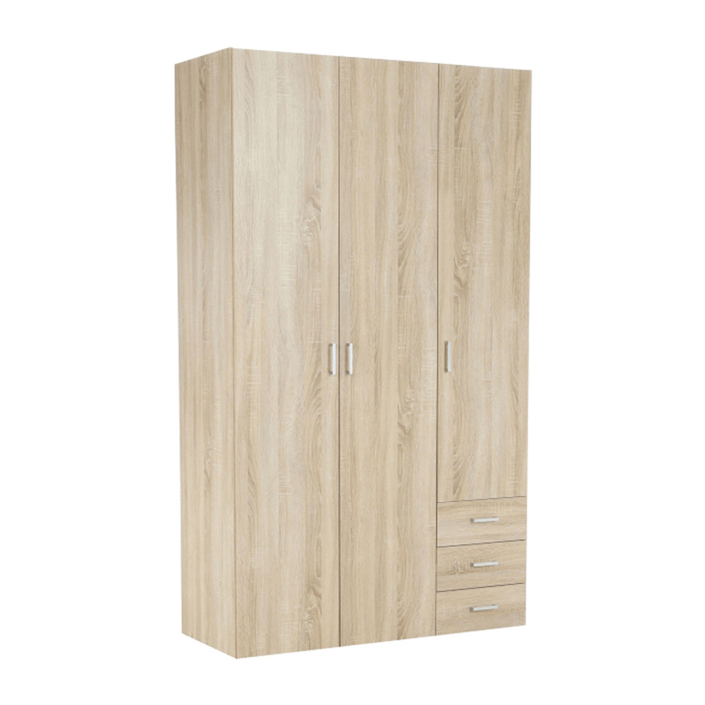 szekrény, 3 - ajtós, tölgy sonoma, GWEN 70427 (RP)