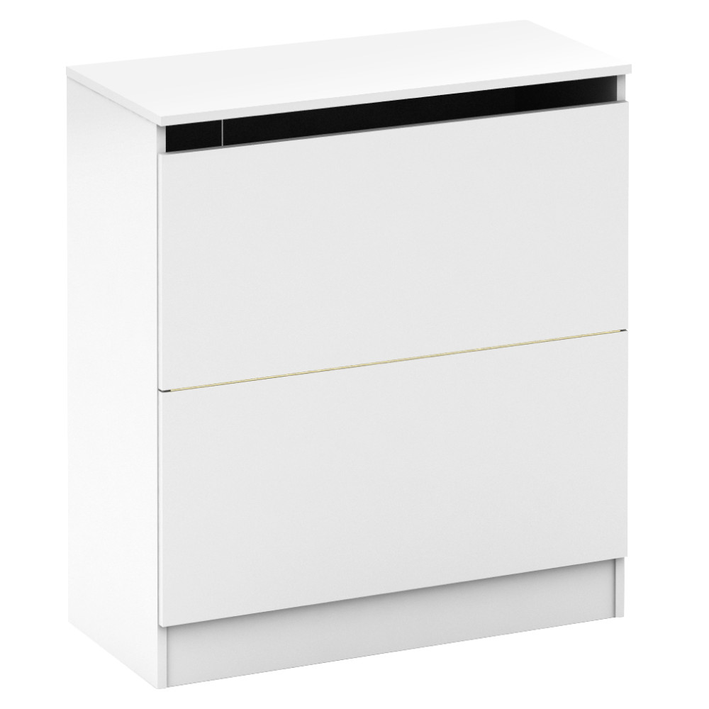 Ágyneműtartó, fehér, BETTY 2 BE-02-040 (RP)