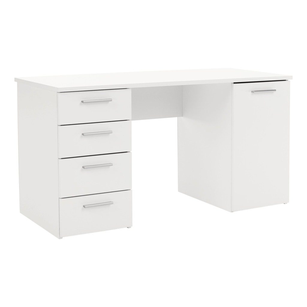 Íróasztal, fehér, EUSTACH (RP)