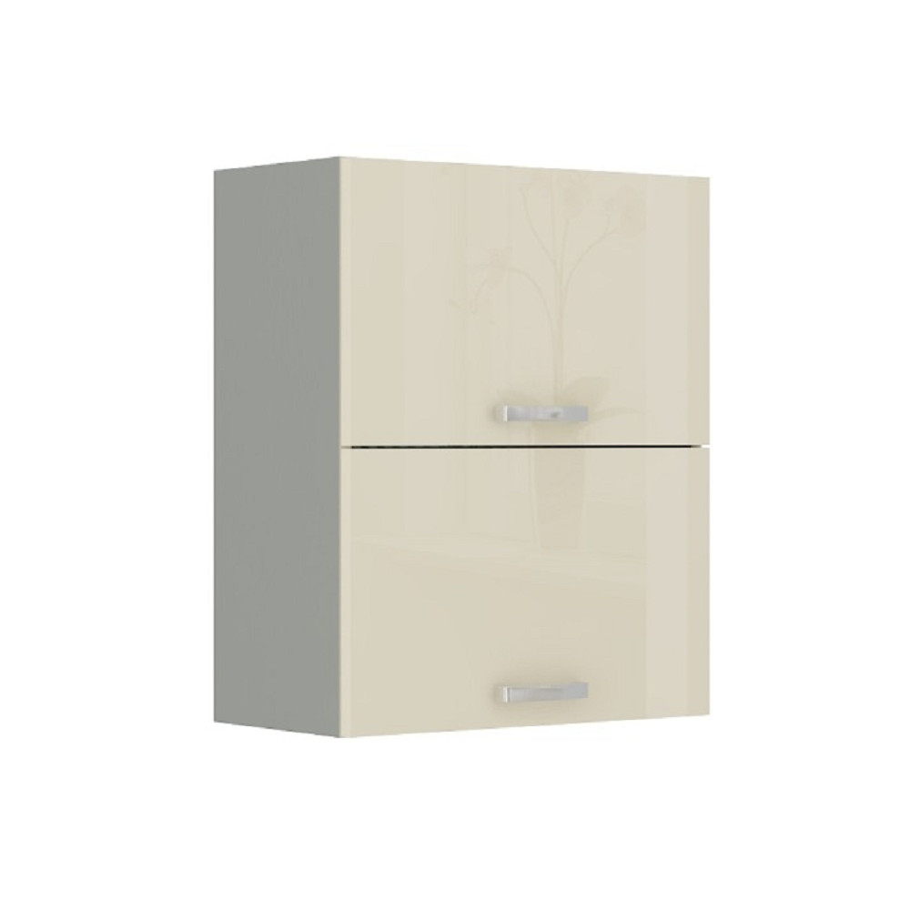 Felsőszekrény, bézs magas fényezéssel, PRADO 60 GU-72 (RP)