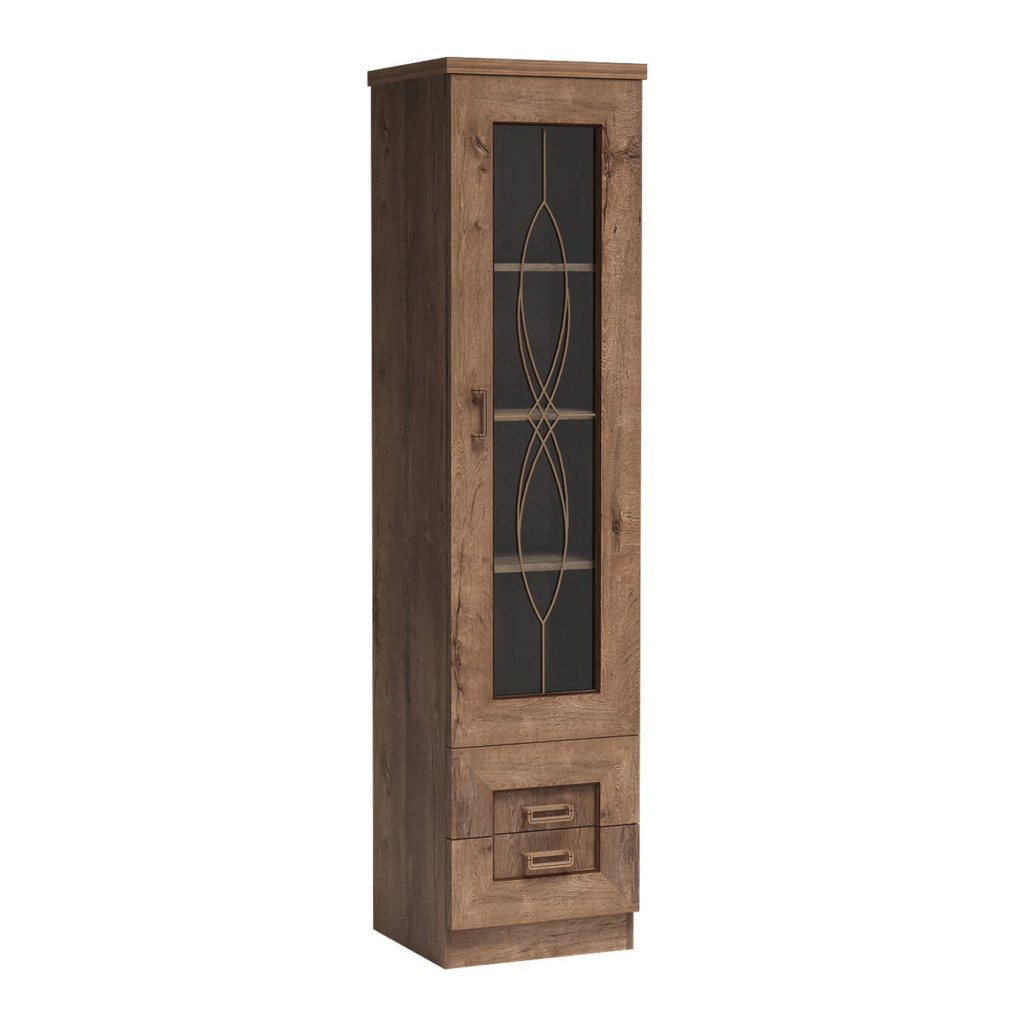 Vitrin, lefkas tölgy, TEDY TYP T10 (RP)