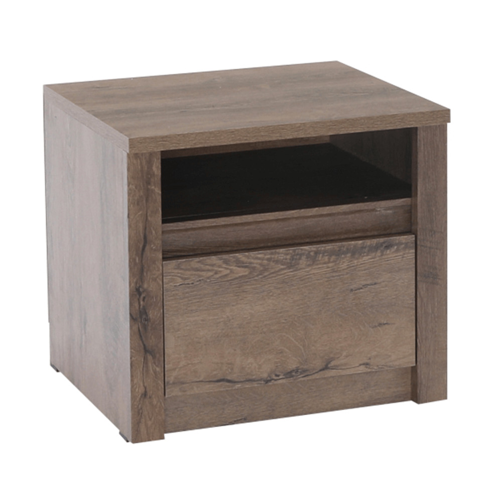 éjjeliszekrény, sötét tölgy lefkas, MONTANA SN (RP)