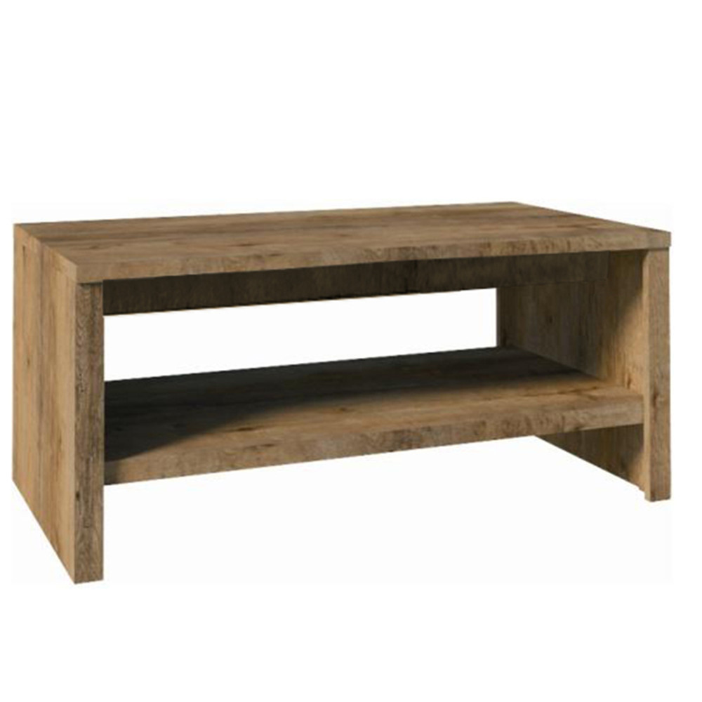 Dohányzóasztal, tölgyfa lefkas, MONTANA ST (RP)