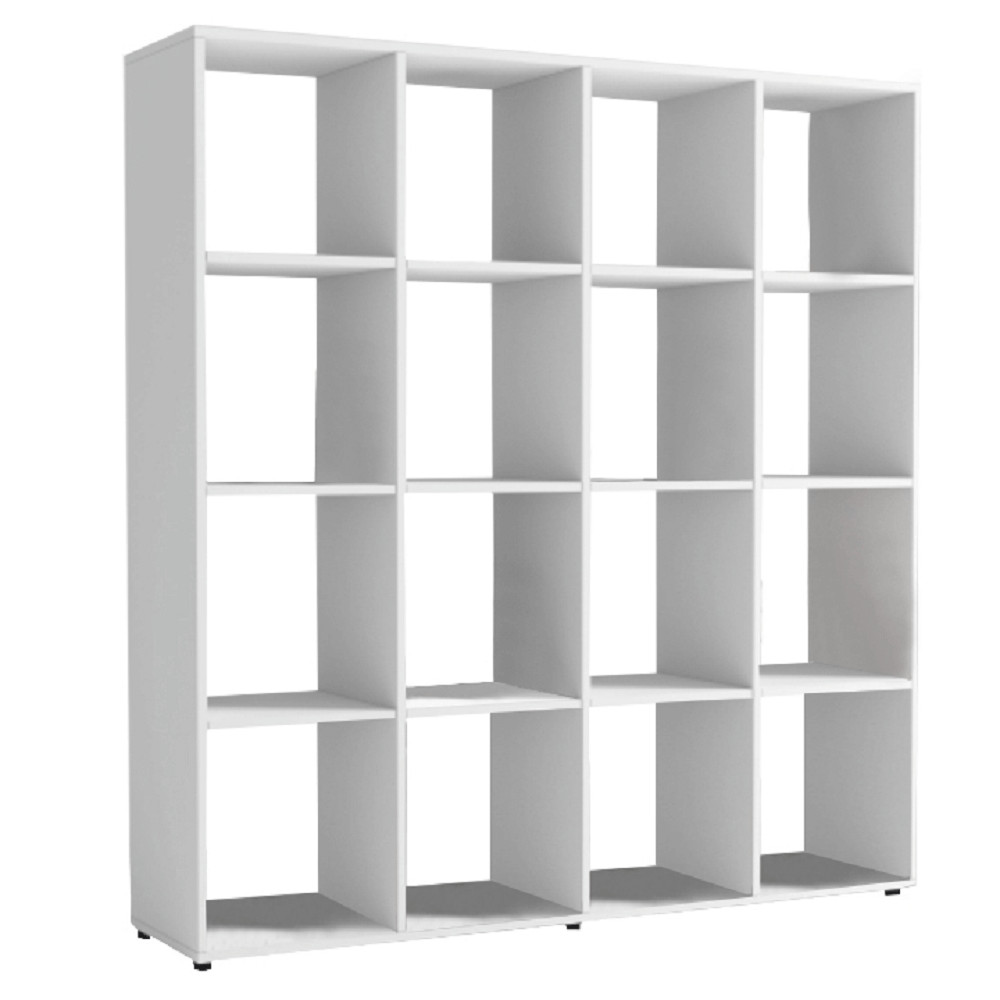 Könyvespolc, fehér, SARAH (RP)