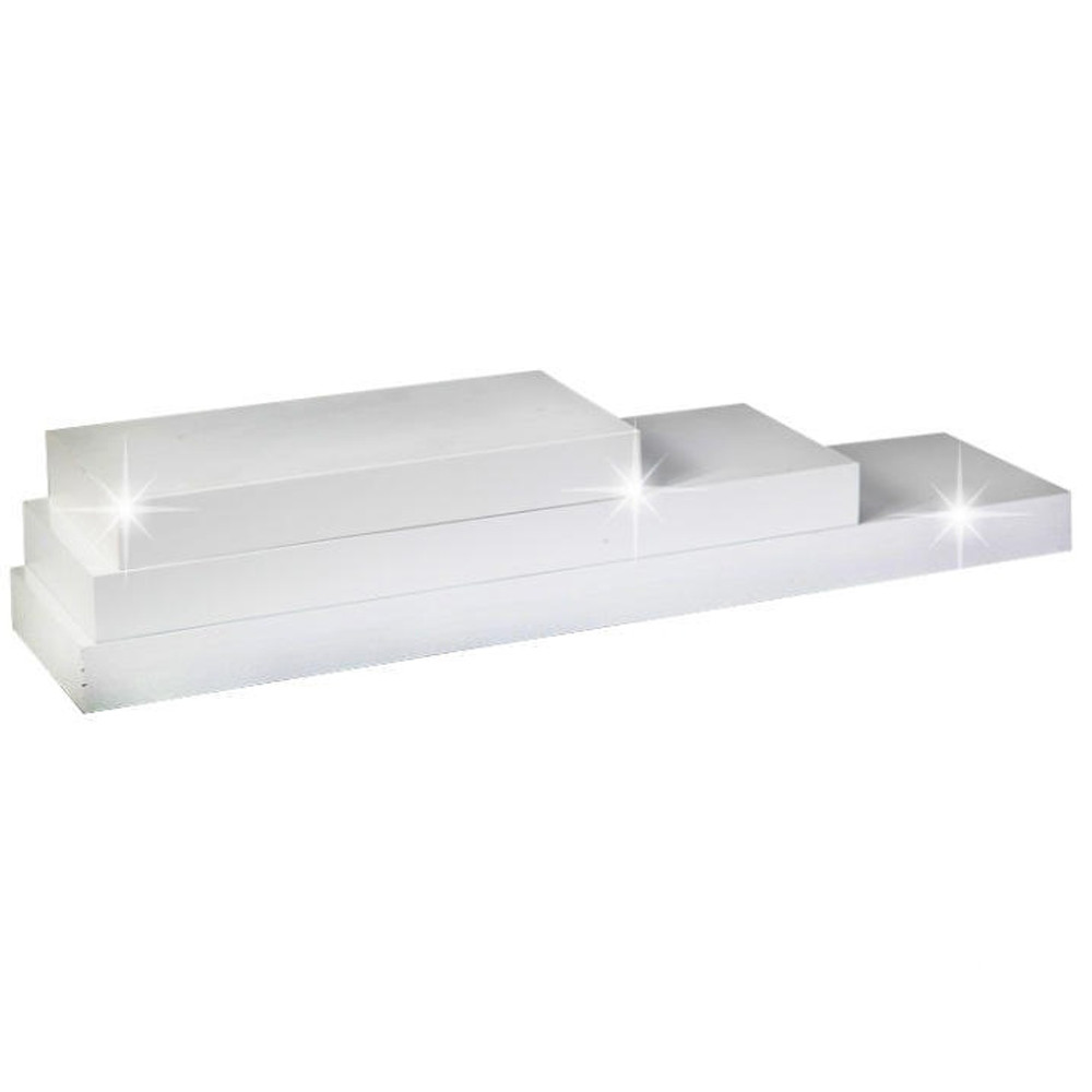 Polc, fényes fehéres, 120x25, GANA FY 11044-1 (RP)