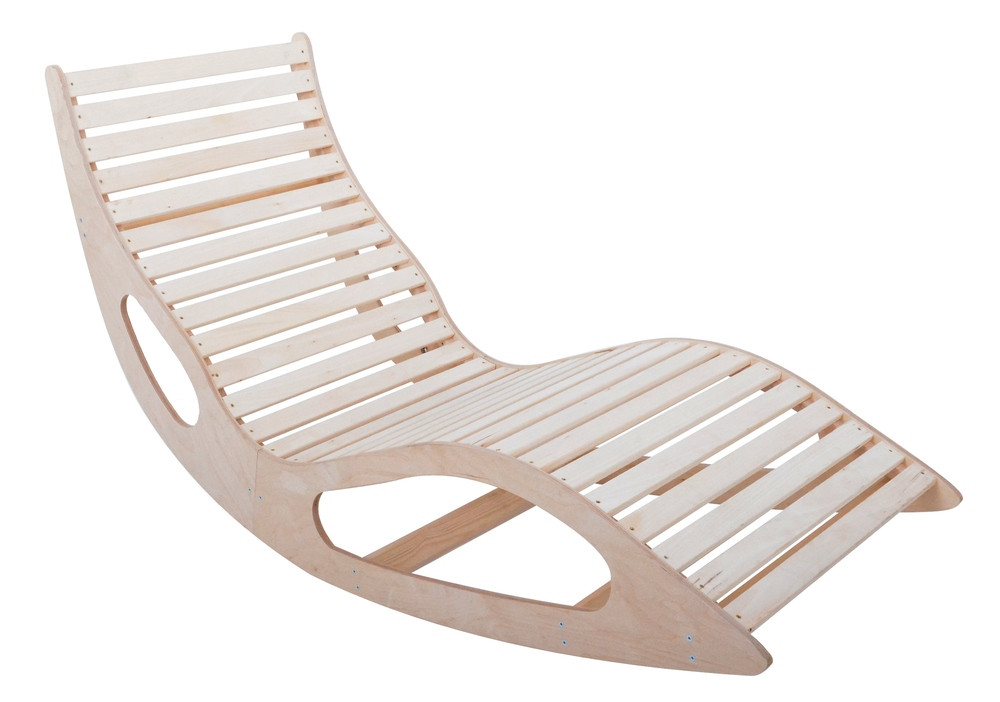 Rojaplast SWING fa hintázó napozóágy, nyugágy – természetes, ergonomikus kényelem (RP)