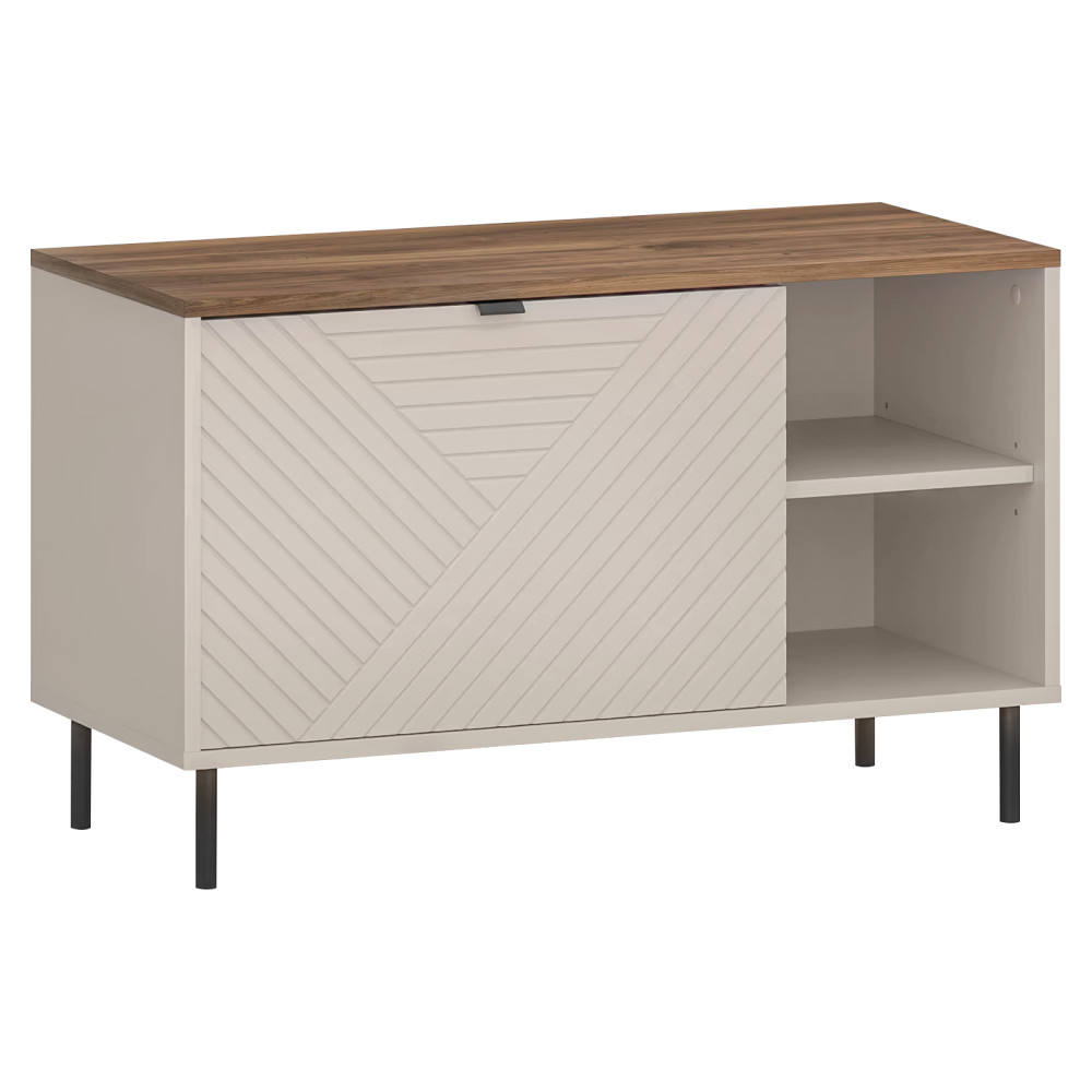 Cipősszekrény, kasmír/castello tölgy, EYCO 1K (RP)