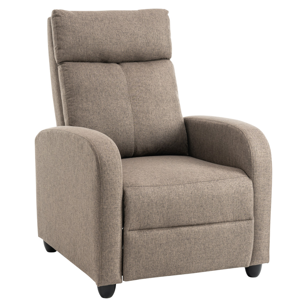 Relaxációs fotel, barna, KRESO NEW (RP)