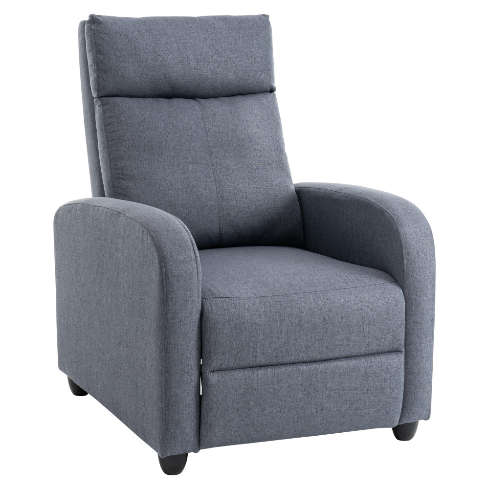 Relaxációs fotel, szürke, KRESO NEW (RP)