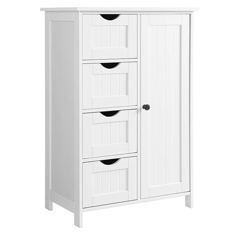 Szekrény/polcállvány, fehér, STORMI (RP)