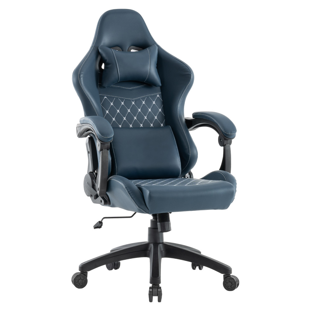 Irodai/gamer szék, kék, SAMIE (RP)