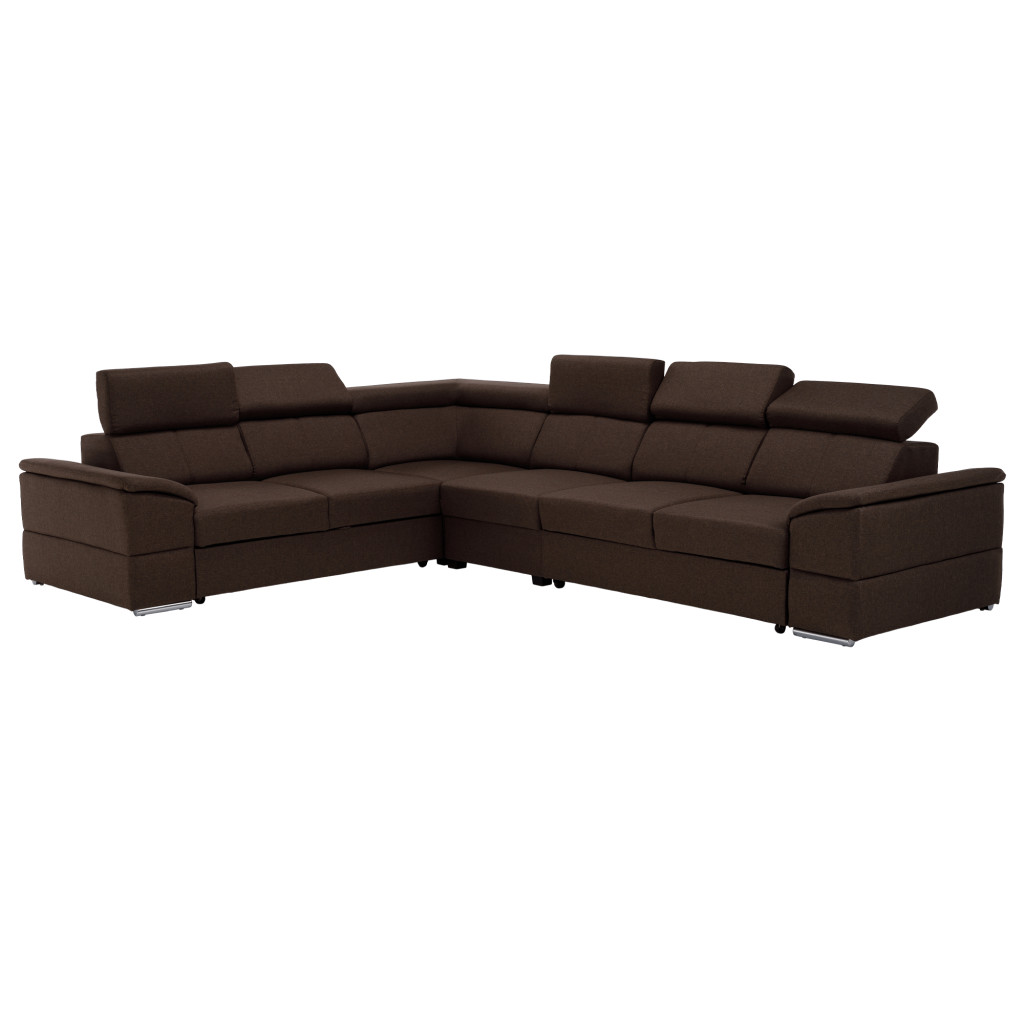 Ülőgarnitúra, szövet csoki, SEGORIA LUX (RP)