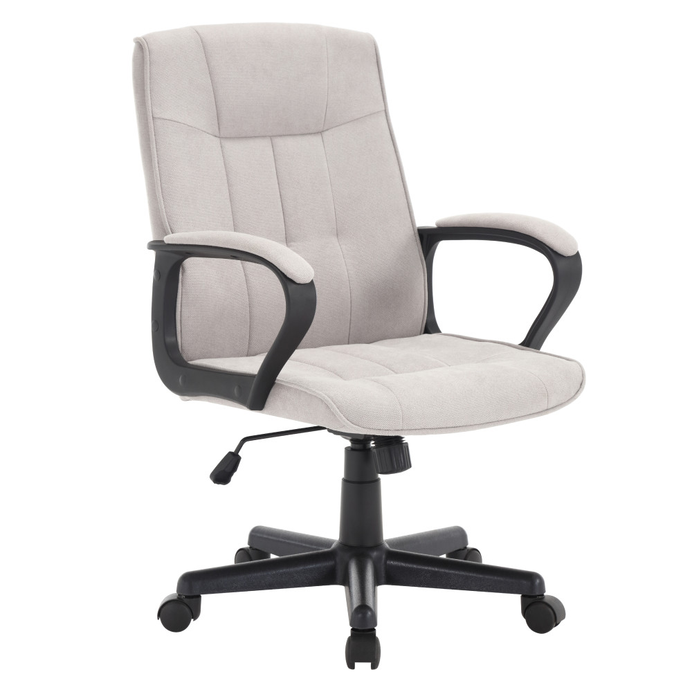 Irodai szék, világosszürke/fekete, LANDIS (RP)