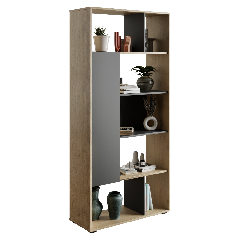 Polcállvány, cremona tölgy/antracit, BRADO BRD01 (RP)