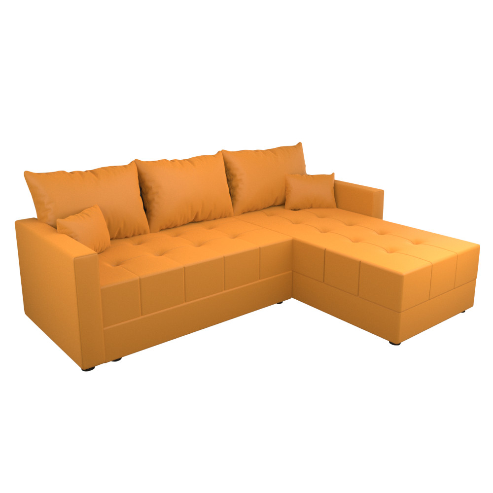 Univerzális ülőgarnitúra, mustársárga, DUAN ROH (RP)