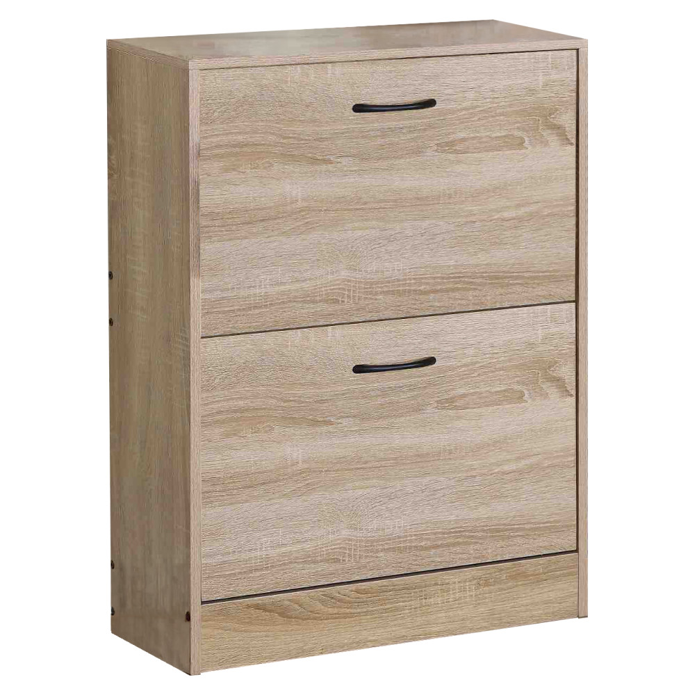 Cipőtároló, 2 soros, tölgy, BOTNIX (RP)