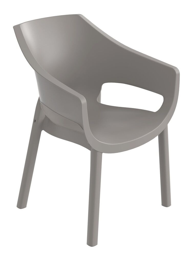 Toomax LUNA műanyag kerti szék – szürke (RP)