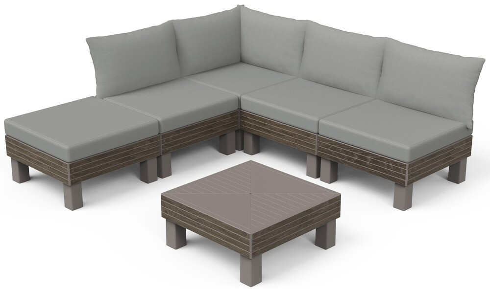 Keter ELEMENTS SIGNATURE Kerti Műanyag Készlet – Walnuts (RP)