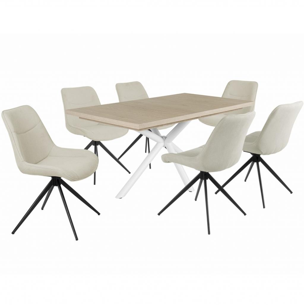 Fox étkezőgarnitúra Suzy asztallal - 6 személyes (DIV)