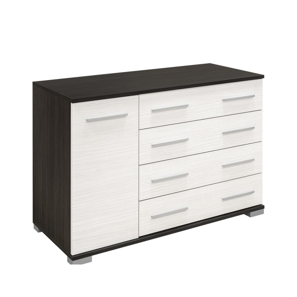 KÉSZLETEN AZONNAL VIHETŐ Komfort 4 fiókos ajtós komód KLK (BT)