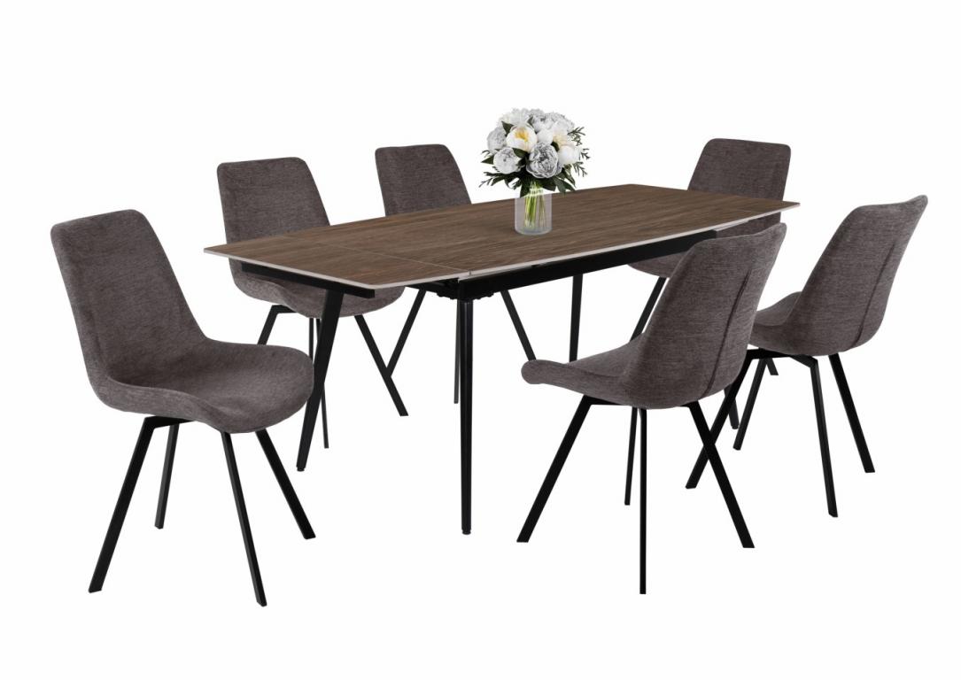 Milla étkezőgarnitúra Rebeka asztallal - 6 személyes (DIV)