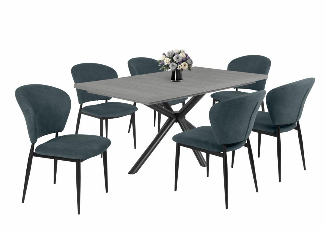 Anett étkezőgarnitúra Suzy asztallal - 6 személyes (DIV)