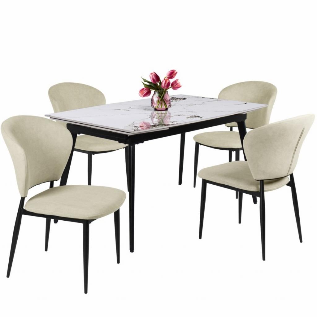 Anett étkezőgarnitúra Rebeka asztallal - 4 személyes (DIV)