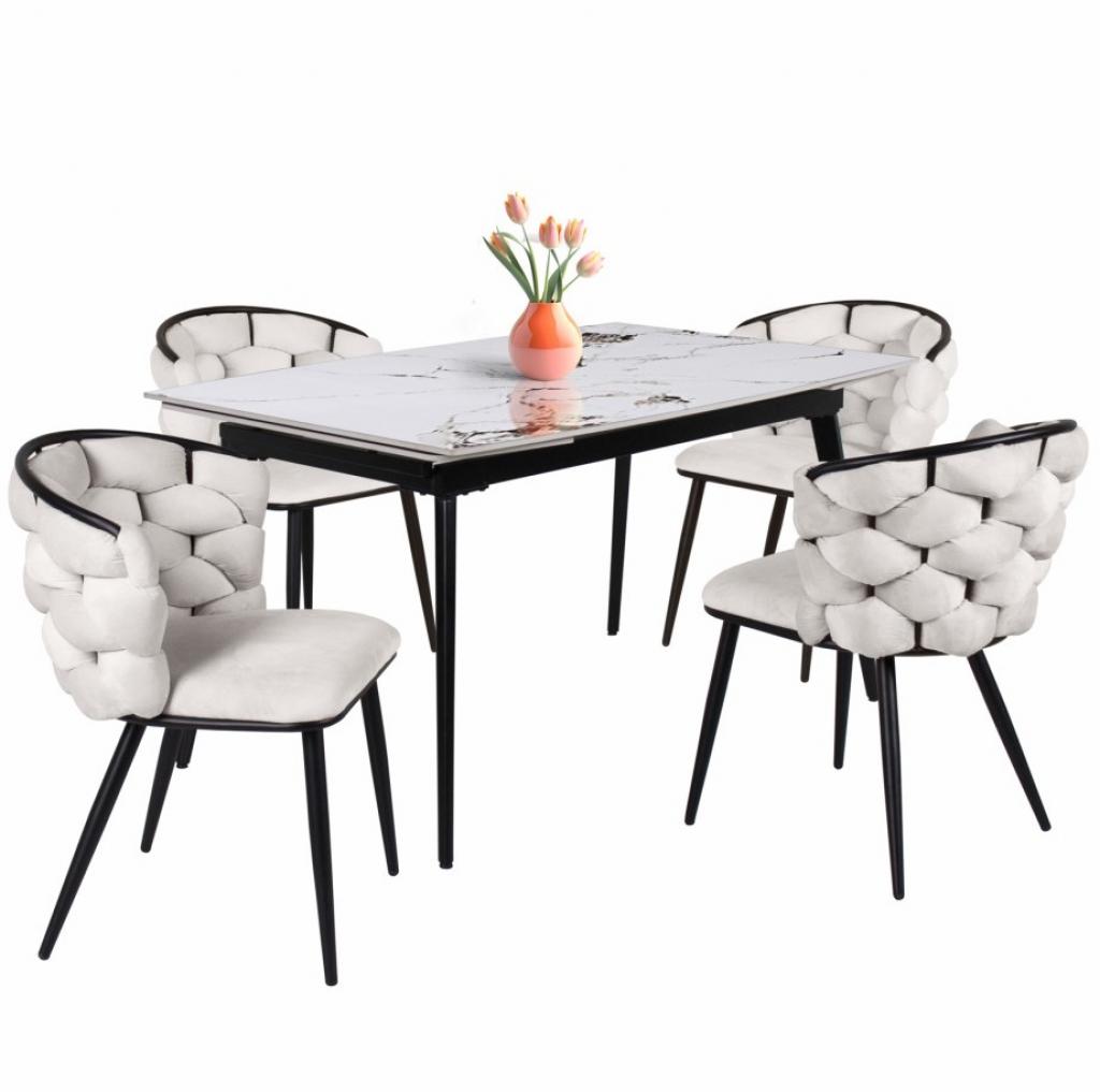 Sonja étkezőgarnitúra Rebeka asztallal - 4 személyes (DIV)