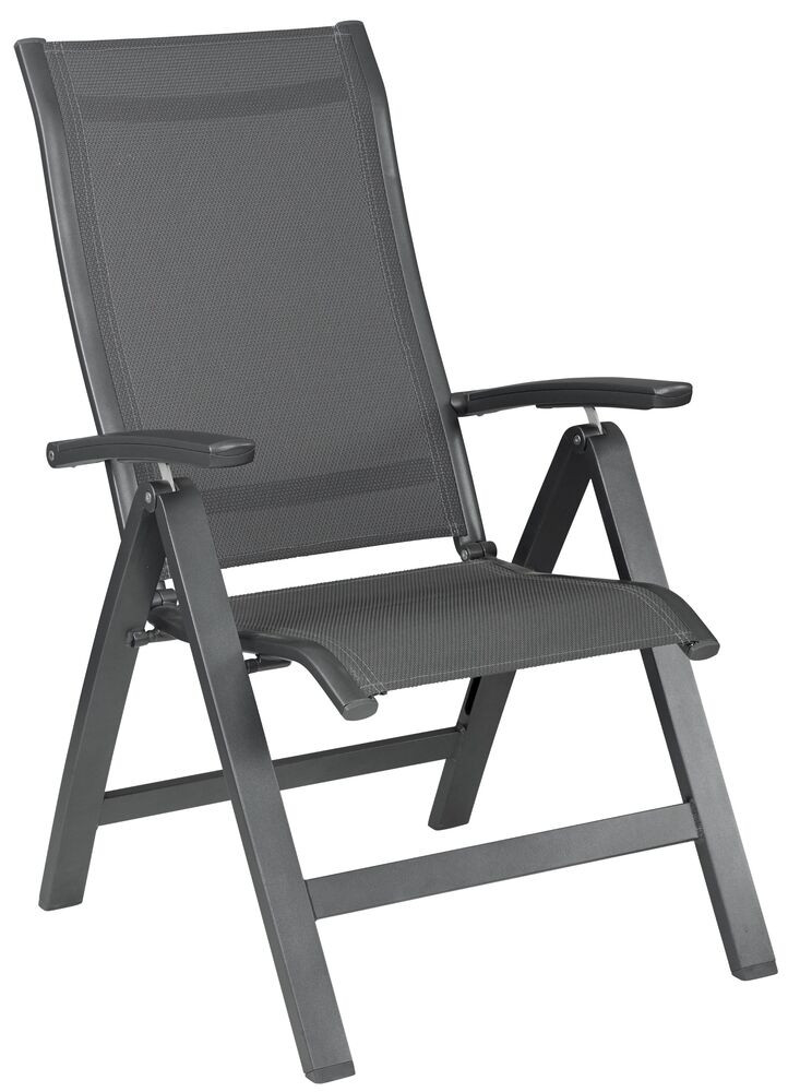 KETTLER ALTURA alumínium dönthető kerti szék – antracit / antracit (RP)