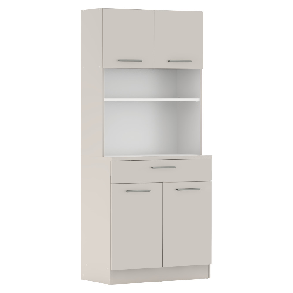 Négyajtós szekrény, kasmír, DOMIS NEW (RP)